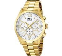 Lotus Armbanduhr 18153/1 Herren Chronograph Edelstahl Gold, 43mm