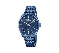 Lotus Armbanduhr Herren Edelstahl Blau 316L - Analoge Herrenuhr Minimalistisch Elegant - Mineralglas - 5 ATM wasserdicht - Quarzuhr 19069/1