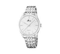 Lotus Armbanduhr Herren Edelstahl Silber 316L - Analoge Herrenuhr Minimalistisch Elegant - Mineralglas - 5 ATM wasserdicht - Quarzuhr 19064/1