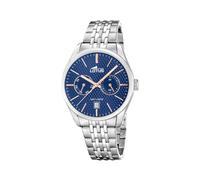 Lotus Armbanduhr Herren Edelstahl Silber 316L - Analoge Herrenuhr Multifunktion mit Datum - Klassische Uhr - Mineralglas - 5 ATM wasserdicht - Quarzuhr 19072/2