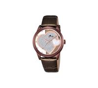 Lotus Damen Analog Uhr Leder Braun - Quarzwerk - Mineralglas Hohe Resistenz - Wasserdicht 5 ATM - Elegant Klassisch Vintage - Special Prices 18305/F