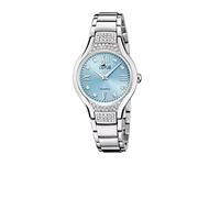 Lotus Damen Uhr Analog Edelstahl 316L Silber - Quarzwerk - Mineralglas hochresistent - 5 ATM wasserdicht - Special Prices 18910/3