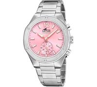 Lotus Damen Hybrid Smartwatch Connected Edelstahl 316L - Mineralglas - 5 ATM wasserdicht - Musiksteuerung, Schrittzähler, Anrufe melden und ablehnen 18971/2