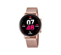 Lotus Damen Smartwatch Edelstahl Rosa - IP65 wasserdicht - Musiksteuerung, Schritt- und Kalorienzähler, Telefon, Sport, Herzfrequenz, Schlafmonitor 50042/1
