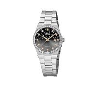 Lotus Damen Uhr Analog aus Edelstahl 316L Silber - Quarzwerk - Mineralglas hochresistent - 10 ATM wasserdicht - Kalender - Special Prices 18885/4