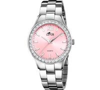 Lotus Damen Uhr Analog aus Edelstahl 316L Silber - Quarzwerk - Mineralglas hochresistent - 5 ATM wasserdicht 18883/2 - Trendy