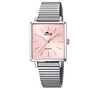 Lotus Damen Uhr Analog aus Edelstahl 316L Silber - Quarzwerk - Mineralglas hochresistent - 5 ATM wasserdicht - Special Prices 18715/2