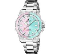 Lotus Damen Uhr Analog Edelstahl 316L Silber - Quarzwerk - Mineralglas hochresistent - 10 ATM wasserdicht 18936/1 - Trendy