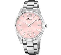 Lotus Damen Uhr Analog Edelstahl 316L Silber - Quarzwerk - Mineralglas hochresistent - 5 ATM wasserdicht 18898/C - Trendy