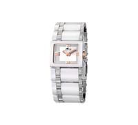 Lotus Damen Uhr Analoge aus Edelstahl 316L Silber - Quarzwerk - Damenuhr - Mineralglas Hochresistent - Special Prices 15597/2