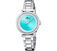 Lotus Damen Armbanduhr 18892/3 – Quarz, Edelstahl 316L, Mineralglas, 5 ATM – silberfarben, hellblau