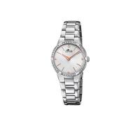 Lotus Damenuhr Analog aus Edelstahl 316l Silberfarben | Quarzwerk, Widerstandsfähiges Mineralglas, Wasserdicht 5 ATM, Special Prices 18454/1