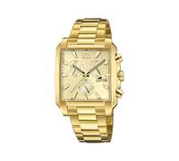 Lotus Herren Analog Uhr Edelstahl 316L Gold - Quarz - Chronograph - Mineralglas - 5 ATM Wasserdicht 18853/5 Special Prices