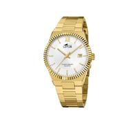 Lotus Herren Analog Uhr Edelstahl 316L Gold - Quarz - Kalender - Mineralglas - 10 ATM Wasserdicht 18837/1 Freedom