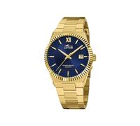 Lotus Herren Analog Uhr Edelstahl 316L Gold - Quarz - Kalender - Mineralglas - 10 ATM Wasserdicht 18837/2 Freedom