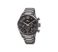 Lotus Herrenuhr 18686/2 – Chronograph Quarz, Edelstahl 316L Schwarz, Kalender, 10 ATM