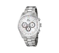 Lotus Herren Analog Uhr Edelstahl 316L Silber - Quarz - Chronograph - Mineralglas - 5 ATM Wasserdicht 18152/A Chrono