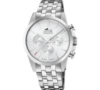 Lotus Uhr 18989/1 Chrono – Herren – Edelstahl 316L, Quarz, Chronograph, Mineralglas, 5 ATM, Silber
