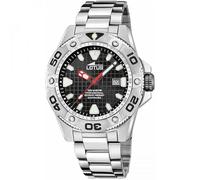 LOTUS Herren Analog Quarz Uhr mit Edelstahl Armband 18929/D