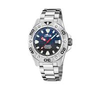 Lotus Herren Analog Uhr Edelstahl 316L Silber - Quarz - Kalender - Saphirglas - 20 ATM Wasserdicht 18929/E Diver