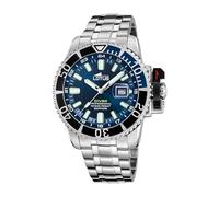 Lotus Herren Analog Uhr Edelstahl 316L Silber - Quarz - Kalender - Saphirglas - 30 ATM Wasserdicht 18938/3 Diver