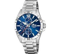 Lotus Herren Analog Uhr Edelstahl 316L Silber - Quarz - Mineralglas - 5 ATM Wasserdicht - Multifunktion 18812/1