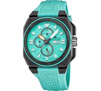 Lotus Herren Analog Uhr Kautschuk Blau - Quarz - Chronograph - Kalender - Mineralglas - 10 ATM Wasserdicht - 18976/5 Chrono