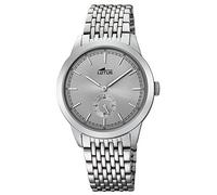 Lotus Herren-Armbanduhr Analog Minimalist Elegant mit Edelstahl-Armband grau Quarz-Uhr UL18475/1