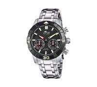 Lotus Herren Hybrid Smartwatch Connected Edelstahl 316L - Analoge Intelligente Uhr - 10 ATM Wasserdicht 18810/2 - Musiksteuerung, Schrittzähler, Anrufbenachrichtigungen