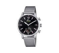 Lotus Herren Hybrid Smartwatch Connected Edelstahl 316L - Analoge Intelligente Uhr - 10 ATM Wasserdicht 18803/3 - Musiksteuerung, Schrittzähler, Anrufbenachrichtigungen