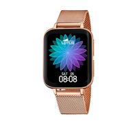 Lotus Herren Smartwatch 50033/1 in der Farbe Rosegold mit Edelstahlarmband, Gehäusedurchmesser: 46mm, 50033/1