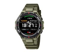 Lotus Herren Smartwatch - Intelligente Uhr Grüner Militär-Kautschuk - Wasserdicht IP65 50024/3 - GPS, Musiksteuerung, Schritt- und Kalorienzähler, Multisport, Herzfrequenz und Blutdruck