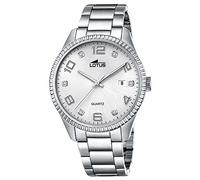 Lotus Herren-Uhr Lotus Classic Analog Elegant Edelstahl-Armband silber Quarz-Uhr UL18299/5