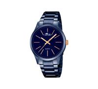 Lotus Herrenuhr Analog aus Edelstahl 316l Blau | Quarzwerk, Widerstandsfähiges Mineralglas, Wasserdicht 5 ATM Klassisch 18163/2 Minimalist