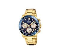 Lotus Herrenuhr Analog aus Edelstahl 316l Goldfarben