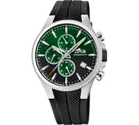 Lotus Chrono 18621/A Herrenuhr aus Edelstahl und Kautschuk