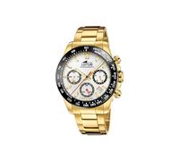 Lotus Herrenuhr Analog Edelstahl 316L Gold - Quarz Chronograph, Datum - Mineralglas, Wasserdicht 10 ATM - 18914/1 Special Prices