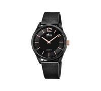 LOTUS Herren-Armbanduhr Modell 18736/3 aus der Kollektion Minimalist, Gehäuse 40 mm, grau mit schwarzem Stahlband