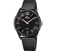 LOTUS Herrenuhr 18736/B Minimalist, Gehäuse aus Edelstahl 316L, Schwarz, Armband aus Edelstahl 316L, Schwarz, Schwarz