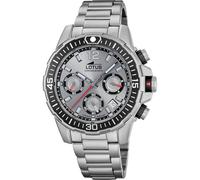 Lotus Herrenuhr Analog Edelstahl 316L Silber - Quarz Chronograph, Datum - Mineralglas, Wasserdicht 10 ATM - 18977/1 Special Prices