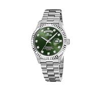 Lotus Herren Armbanduhr aus Edelstahl in der Farbe Silber-Grün 41,5mm, Wasserdichtigkeit: 10Bar, 18854/6