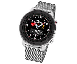 Lotus Herrenuhr Edelstahl Leder schwarz Multifunktion Armbanduhr UL50021/1