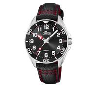 Lotus Jungenuhr Analog aus Leder Schwarz