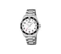 Lotus Kinder Uhr Analoge Edelstahl 316L Silber - Quarzwerk - Hochfestes Mineralglas - Wasserdicht 5 ATM 18860/4 - Junior Collection