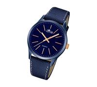 Lotus Leder Herren Uhr L18166/2 Armband-Uhr blau Elegant Minimalist UL18166/2