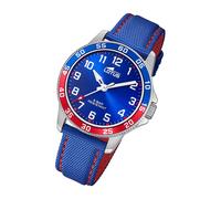 Lotus Leder Jugend Uhr 18787/1 Armbanduhr blau rot Sport Junior UL18787/1