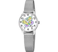 LOTUS Damenuhr 18571/K Junior Collection Gehäuse aus Edelstahl 316L, silberfarben, Armband aus 316L-Edelstahl, silberfarben, bunt