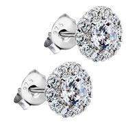 LOTUS Silver Blume Ohrstecker Ohrringe Zirkonia Damen 925 Silber JLP1290-4-1 Silber Ohrstecker