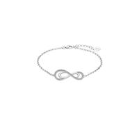 LOTUS SILVER Damenarmband Silber 925 LP3529-2/1 Unendlichkeit 16 cm - Elegantes, poliertes Armband mit feiner Verarbeitung - Geschenk zum Geburtstag - Besondere Anlässe