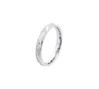 LOTUS SILVER Damenring und Herren Silber 925 ml - Design Ergonomisch